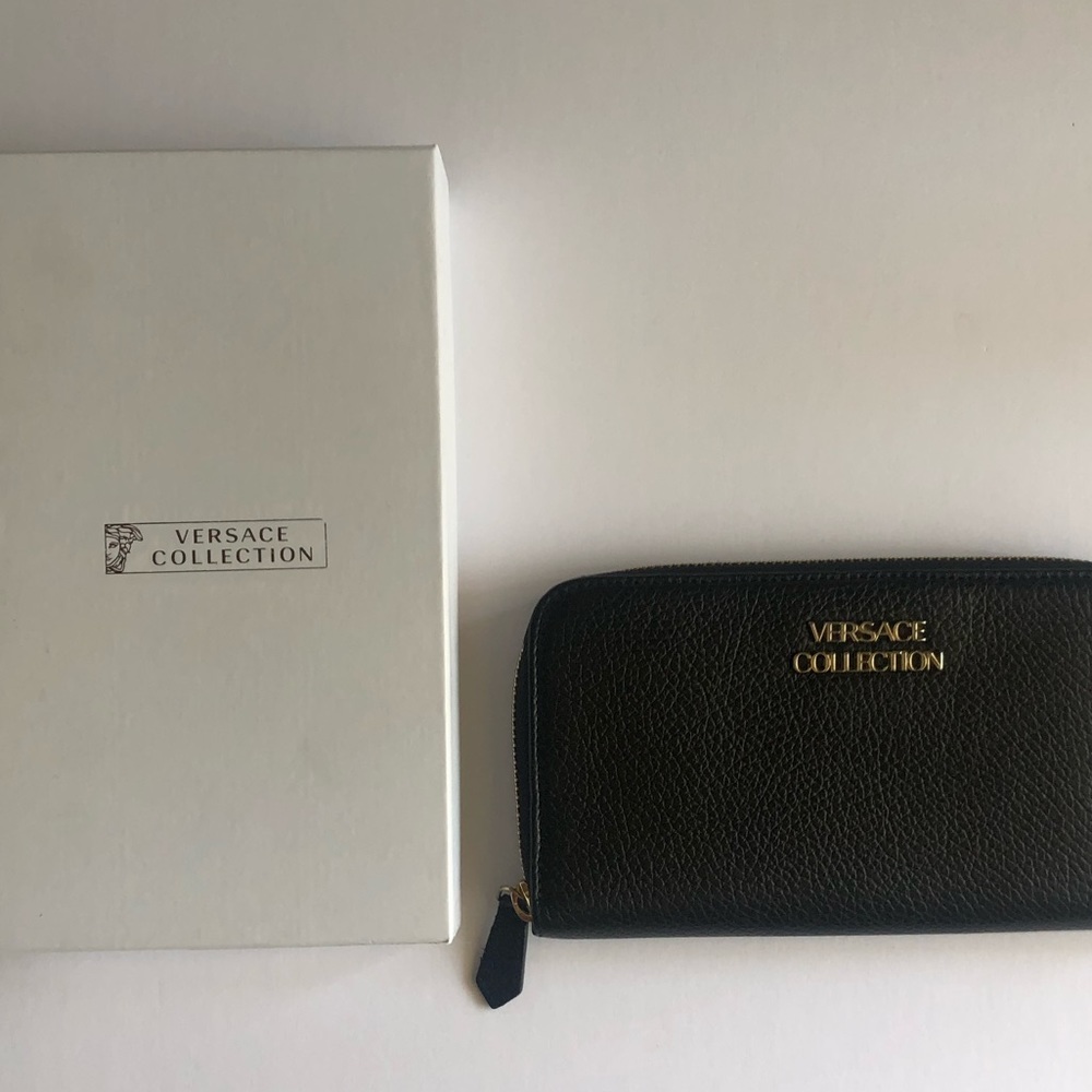 Versace Collection Zip Around Wallet